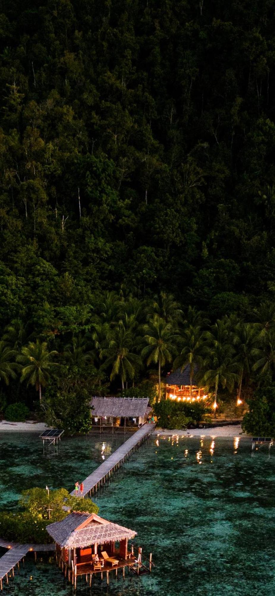 Hotel Nyande Raja Ampat Pulau Mansuar Esterno foto